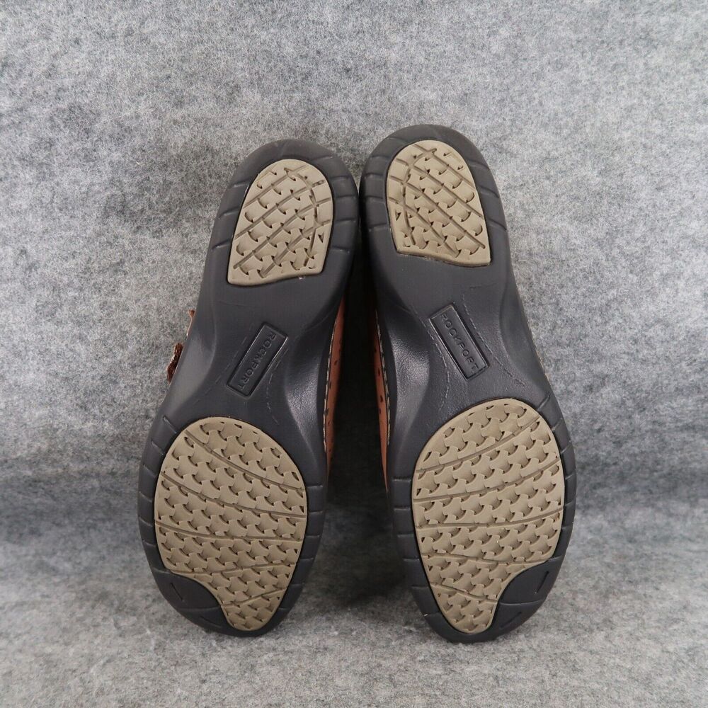 Rockport Shoes Womens 8.5 Daisey Slip On Comfort Leather Artisan Walking Classic - Picture 9 of 13